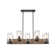 Diego 10 - Light Dimmable Linear Chandelier