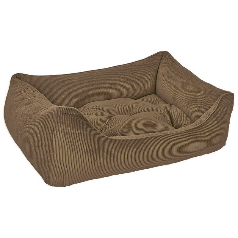 Orthopedic Polyester Pet Bed, Large (90cm W x 60cm D x 30cm H), Taupe
