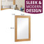 Coito Solid Wood Rectangle Mirror