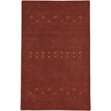 Gava Hand Loomed Wool Oriental Area Rug in Terra Cotta