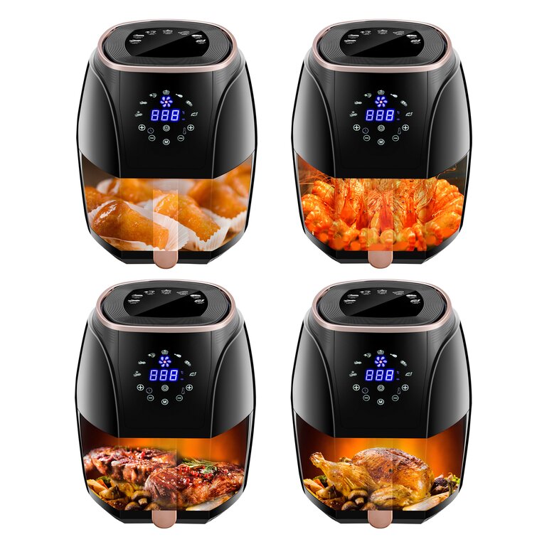 Deep Air Fryer, Electric Hot Air Fryer With Digital Display & Xl Capacity,  1400 Watts, Instant Healthy & Low Calorie Cooking Essentials, Oilless  Meals, Kitchen Countertop Accessories, School Supplies, Back To School 