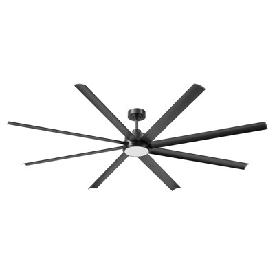 Industrial Large Ceiling Fan,Aluminum Blades, Quiet Dc Motor With Reversible Function And Adjustable Led Lighting