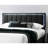 Modern Queen Size Bed, Charcoal Wool, Channel Tufting, No Box Spring, Led Headboard Wool Full Upholstered, Bedroom Furniture,