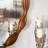32.28" Solid Wood Round Mirror
