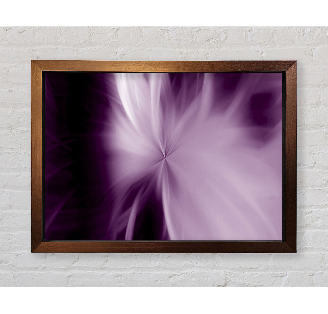 Gerahmtes Wandbild Celestial Core Purple