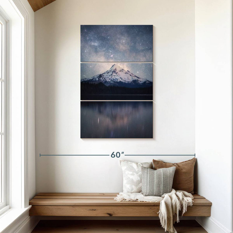 Oberle Starlit Sky Over Lost Lake, 45" H x 28" W