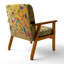 Fauteuil rembourré en velours multicolore Bird On Tree-1010955223-857662696