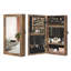 Armoire à bijoux murale avec miroir Karmakar-75704473