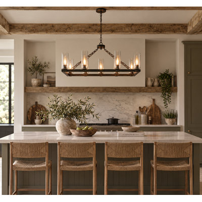 Devonte 8 - Light Shaded Chandelier