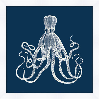 " Octopus In Blue Reverse "