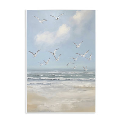 Ocean Flight Seagulls Wall Plaque, design by Creative Studio