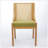 Dining Chair Solid Wood Frame with Decorative Armrests, Linen Upholstered Seat, Rustic Wooden Style for Various Rooms-750109333