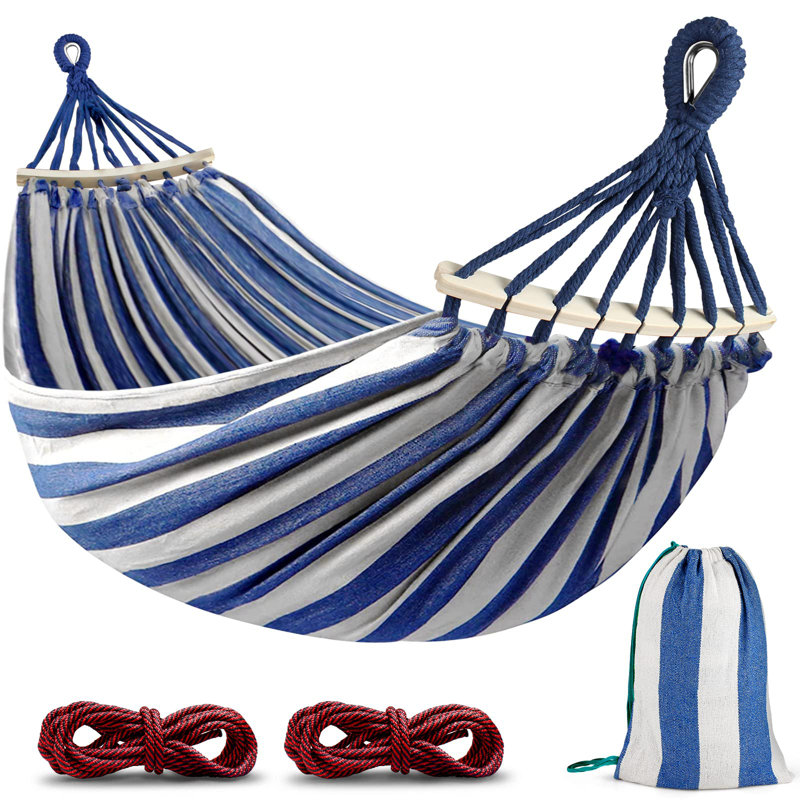Adesina Double Spreader Bar Hammock, Blue