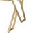 Sherry Glass Top Metal Base Dining Table-1185504256