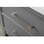 Meuble-lavabo simple 24 po avec plateau en céramique Brodnax-1755984569