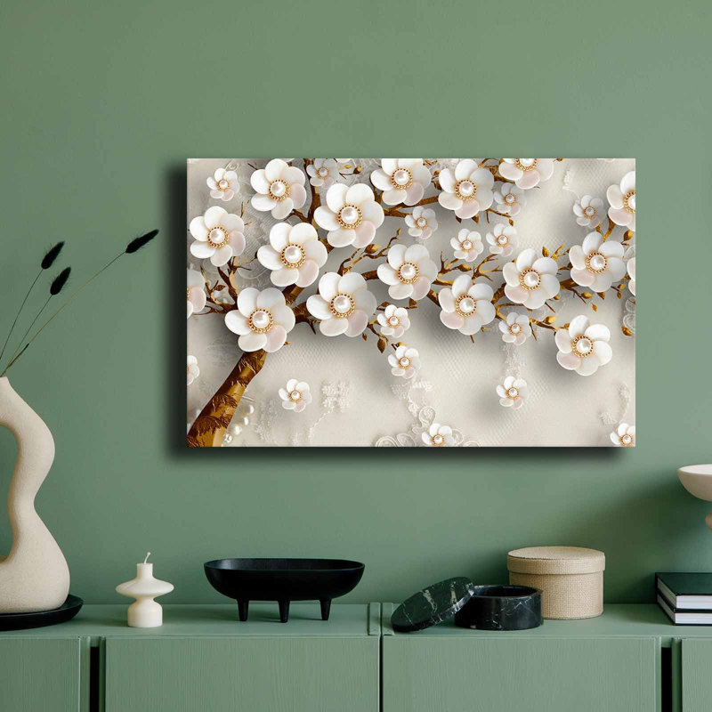 Peinture décorative sur toile