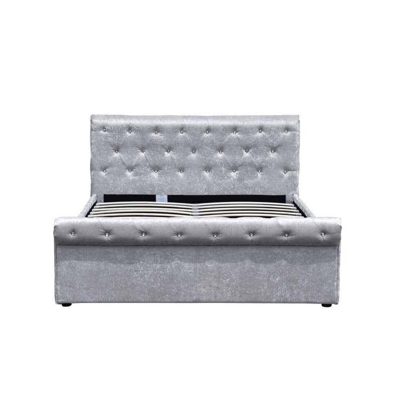Upholstered Ottoman Bed, Double (4'6)