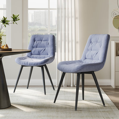 Small teddy velvet dining chair