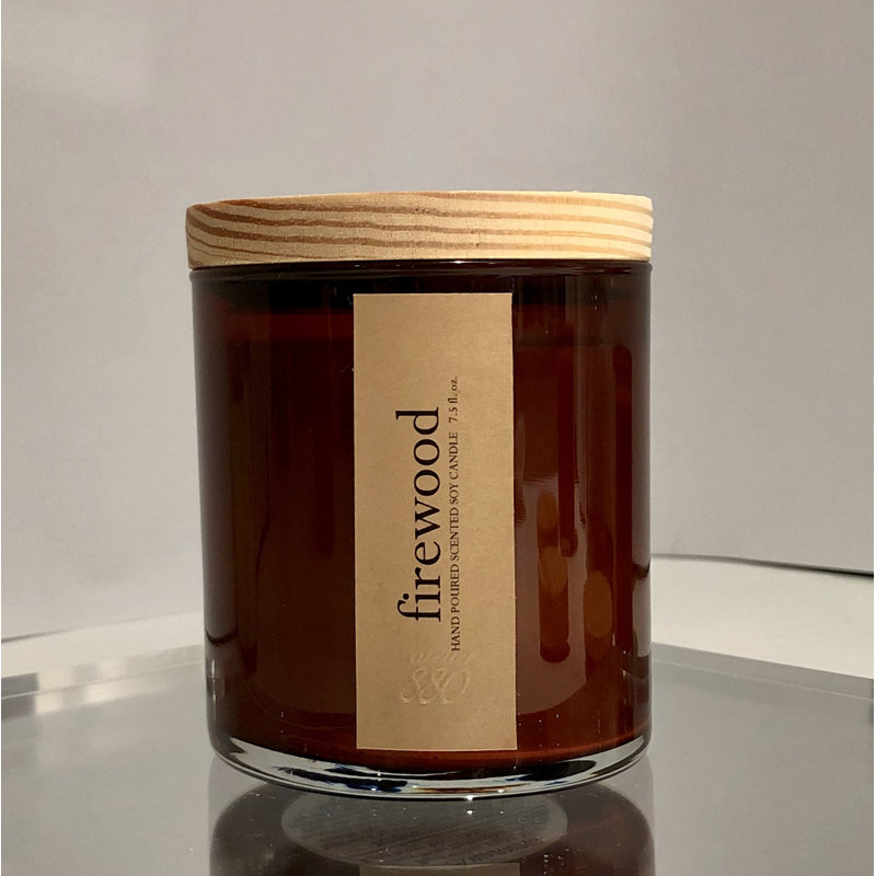 Firewood Scented Jar Candle
