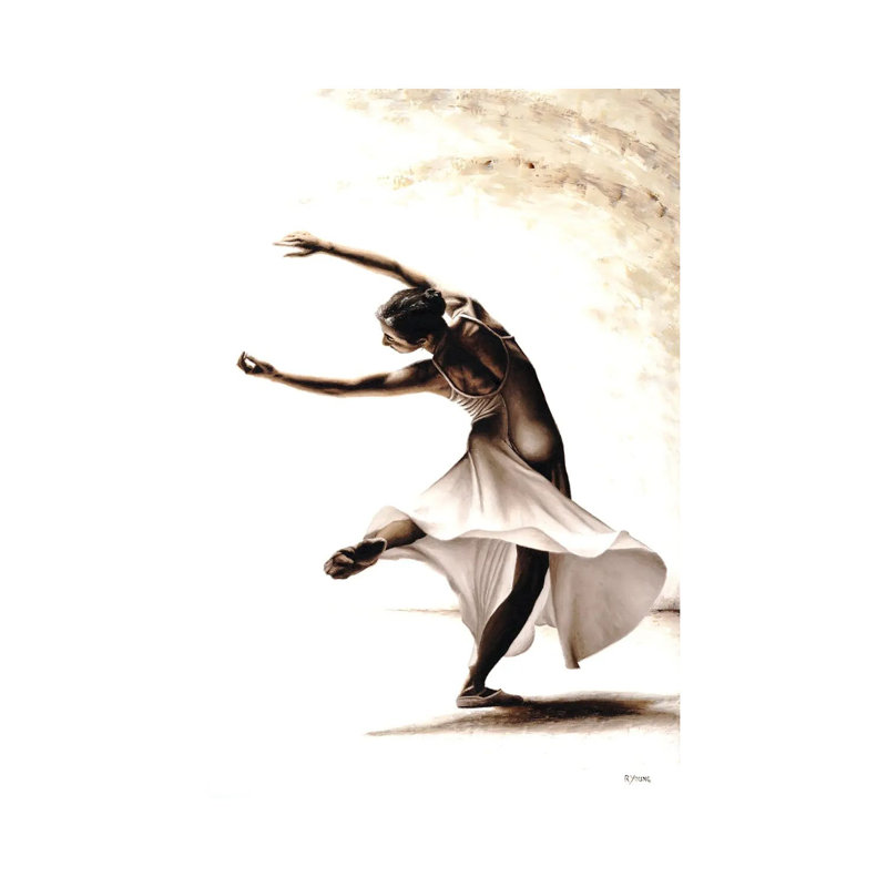 Eclectic Dancer by Richard Young - Gallery-Wrapped Canvas Giclée on Canvas, 20.32 cm H x 30.48 cm W, Canvas