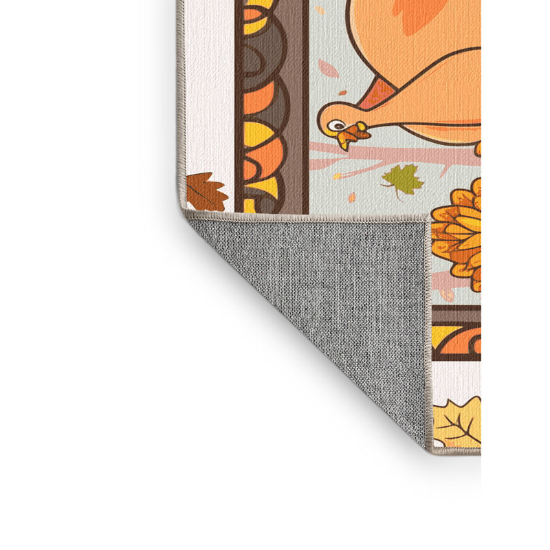 Tapis de Noël East Urban Home, Rectangulaire 2 pi x 3 pi