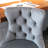 Bar Cabinet With Rotating Top Set With 2 Swivel Velvet Barstools Adjusatble Seat Height
