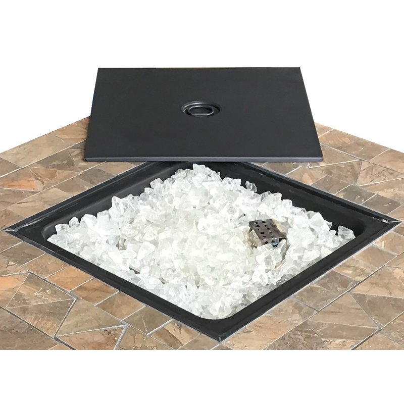 Sky Square Steel Propane Smokeless Fire Pit