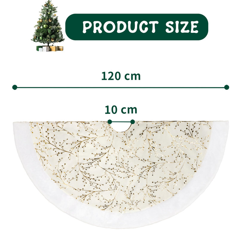Faux Fur Tree Skirt