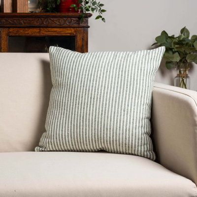 Striped Green Cushion