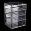 4-Tier Clear Display Case Blind Box Figure Storage Box Showcase Dustproof Rack