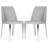 Chromium 18.5'' H Faux Leather Upholstered Metal Side Chair-22556526