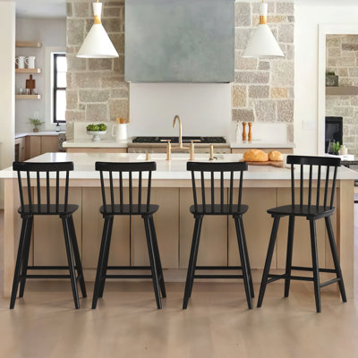Solid Wood Counter Stool