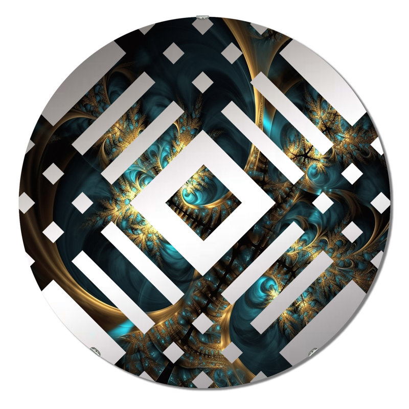 Edythe - Miroir décoratif diamant, 31,4 po x 31,4 po