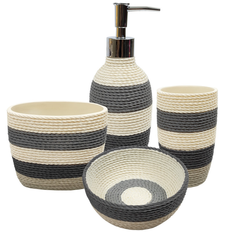Ensemble d'accessoires de salle de bain 4 pièces Lynwood