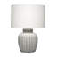 Lampe de table en céramique avec abat-jour en lin Mayolo-1241180619