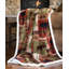 Jeté en peluche Patchwork Lodge