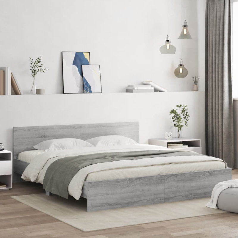 Cadha Bed, Grey Sonoma