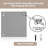 30 in. W x 30 in. H  Rectangular Framed Wall Bathroom Vanity Mirror in Brushed Nickel-235226135-235226132