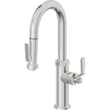 Pull-Down Prep/Bar Faucet With Squeeze Sprayer