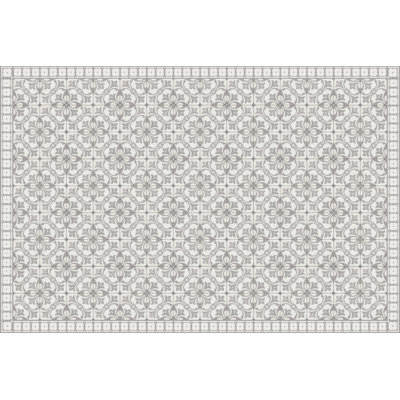 Emitt Vinyl Machine Printed Area Rug