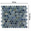 Hudson 1" Hex Atlantis 11-7/8" x 13-1/4" Porcelain Mosaic Tile-71134623