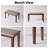 31" Upholstered Bench ,Solid Wood Frame Entryway Dining Bench with Breathable Tech Fabric Cushion
