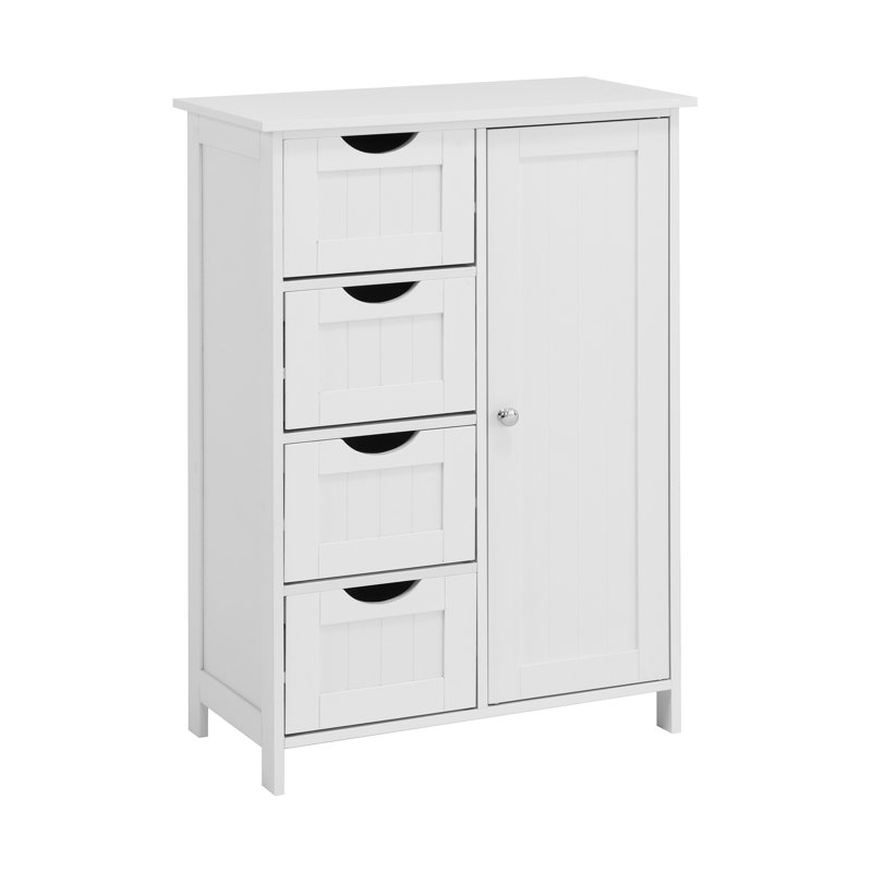 White Bathroom Storage Cabinet
