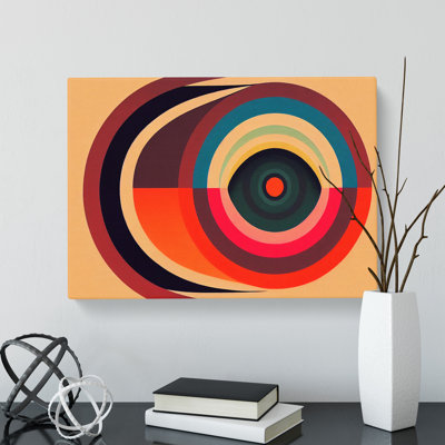 Bright Modern Abstract - Wrapped Canvas
