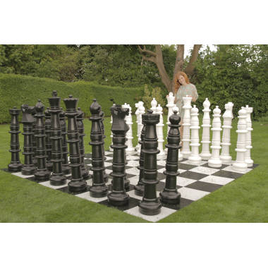 Giant Chess Set, 72 Inches Tall, Fiberglass