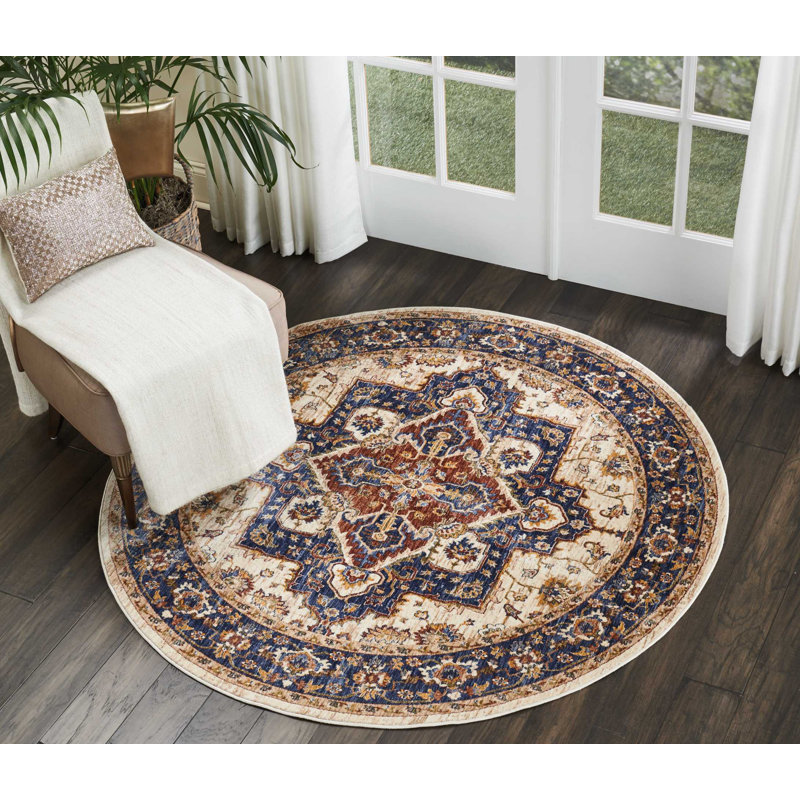 Westbrook Oriental Indoor Rug, Round 5'