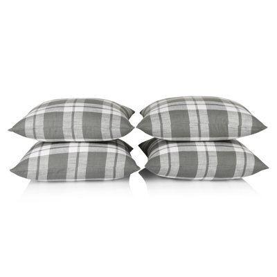 Lowry Plaid Square Cushion Cover