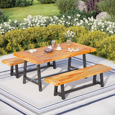Rectangular 6 - Person 68'' Long Dining Set