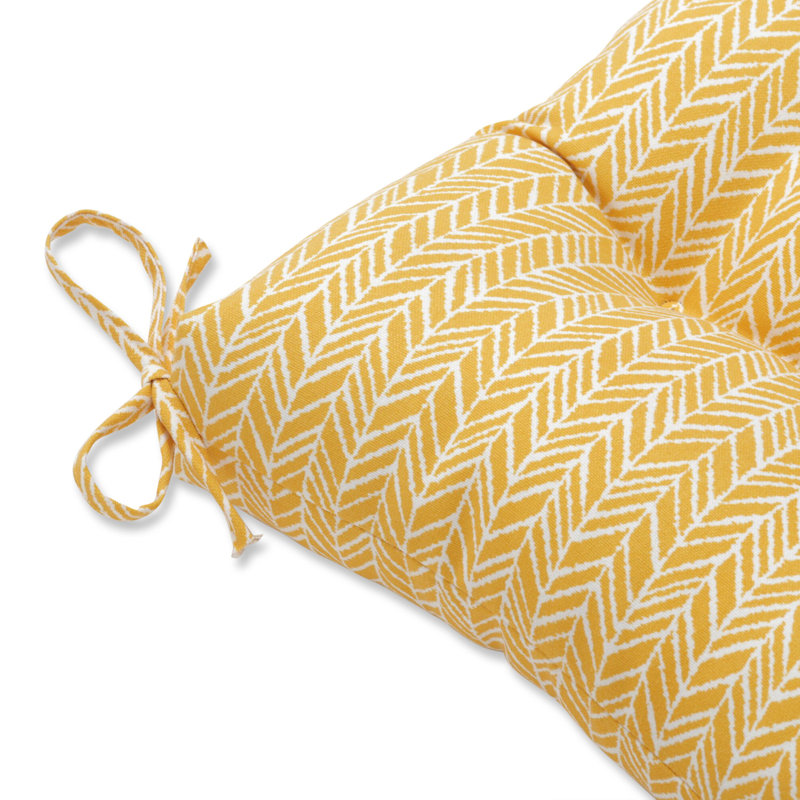 Coussin de siège intérieur / extérieur Dett, Jaune d'œuf, L 48 po