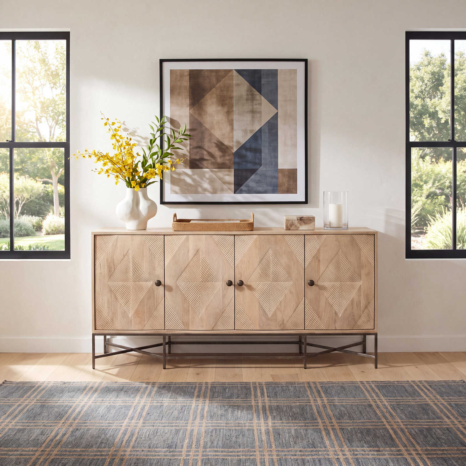 Philipa 72'' Sideboard, Light Brown